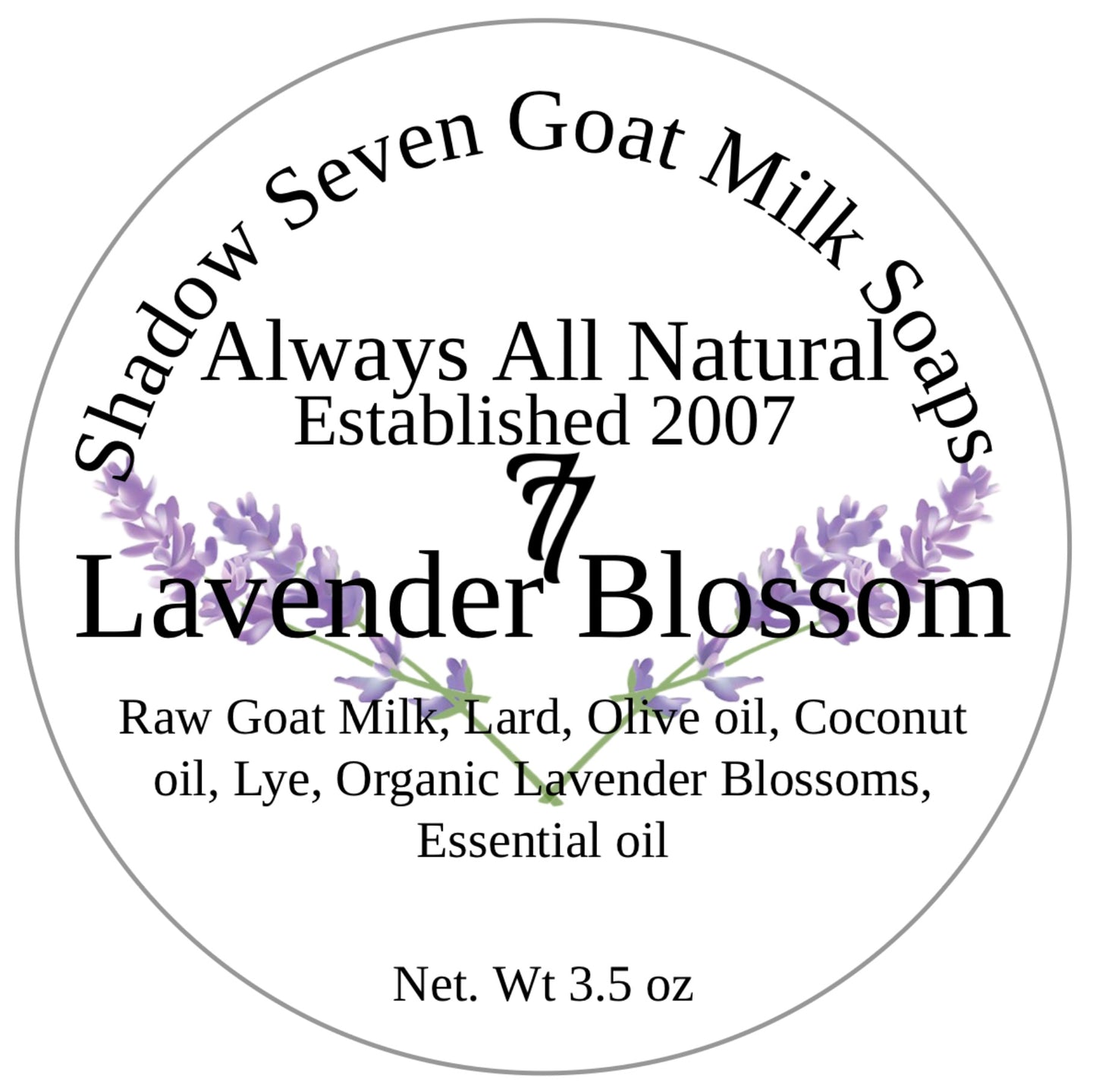 GMS - Lavender Dream: Refreshing Goat Milk Soap for a Serene and Uplifting Experience!
