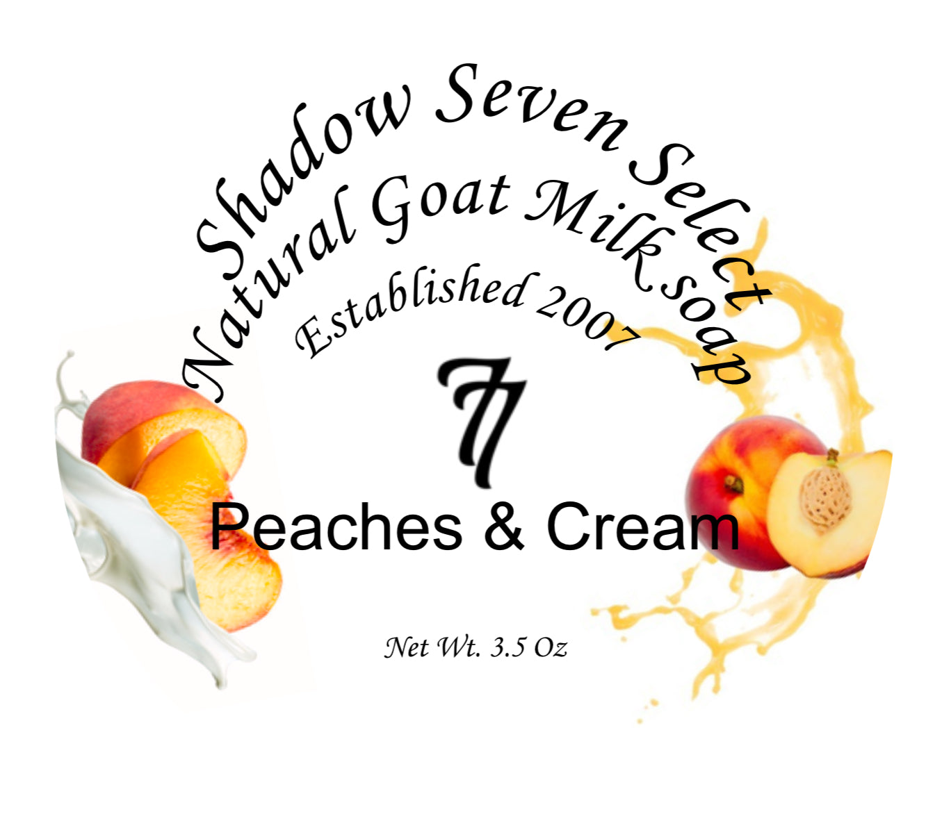 GMS - Peaches and Cream Scented Natural Goat Milk Soap Bars