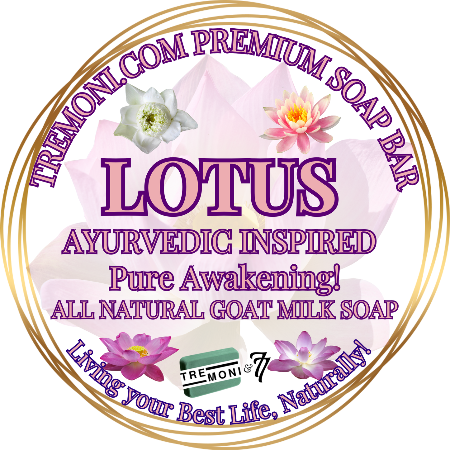 AYURVEDIC🌿INSPIRED Sacred 🌺 Lotus – Ayurvedic Calming Bar