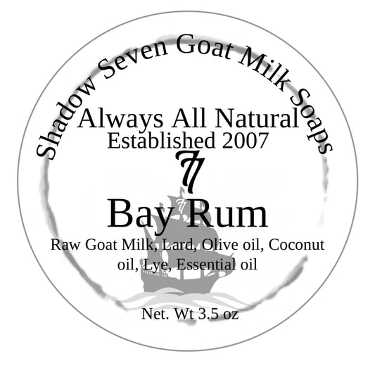 Bay Rum: Refreshing Goat Milk Soap for a Crisp, Clean Feel!